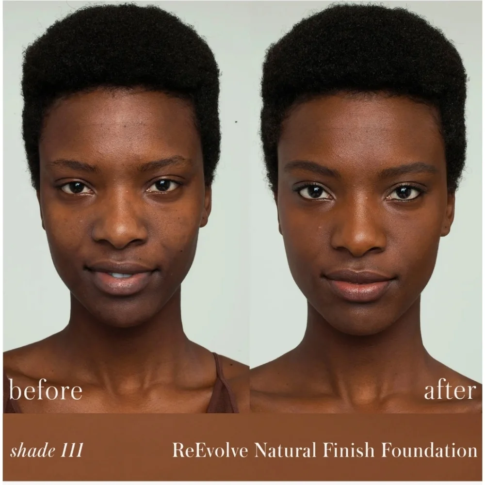 RMS Beauty ReEvolve Natural Finish Liquid Foundation In Rich Brown #111
